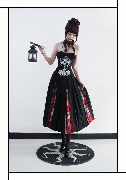 *PRE-ORDER* "The Grave Keepers" Pleated Skirt