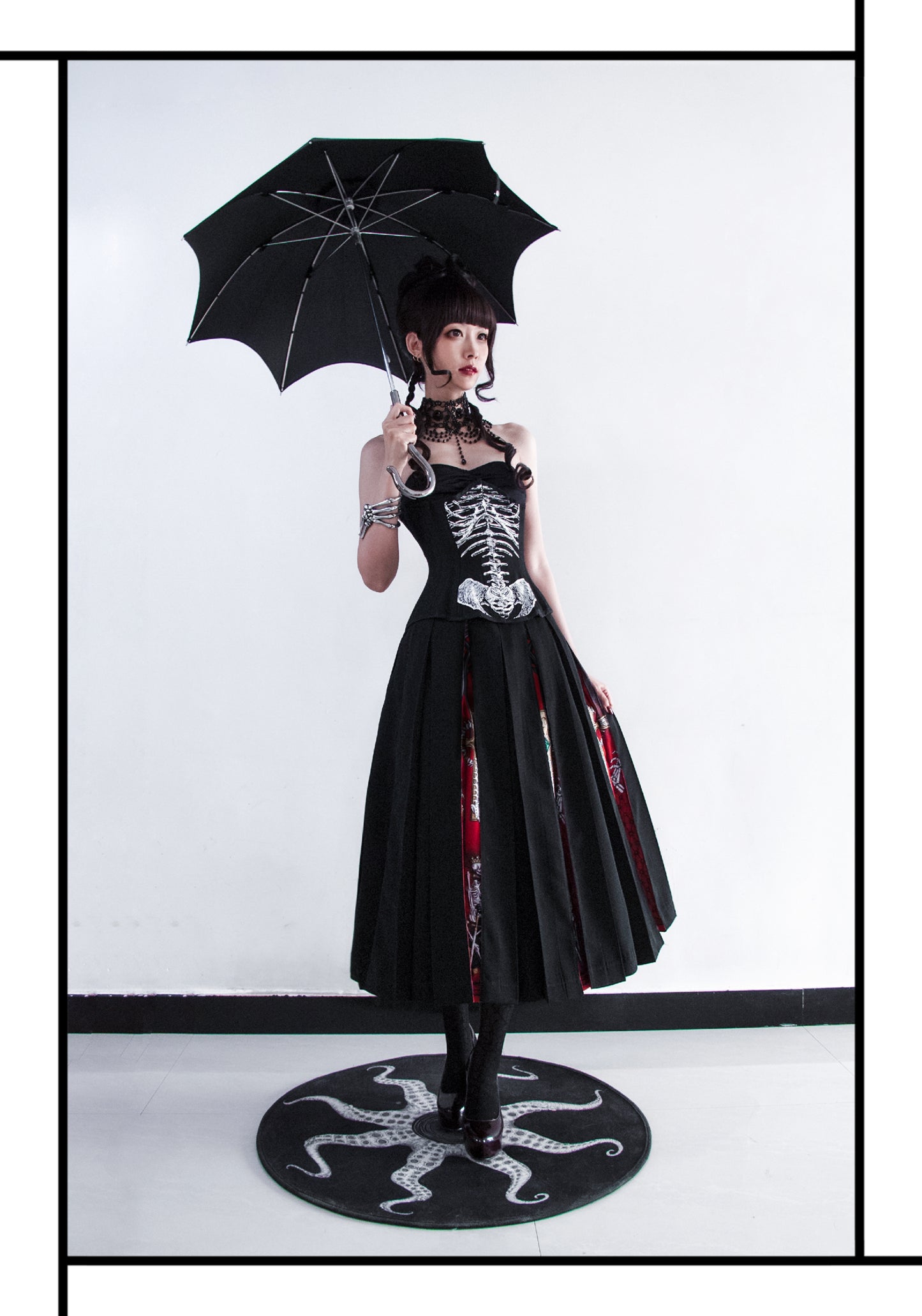 *PRE-ORDER* "The Grave Keepers" Pleated Skirt